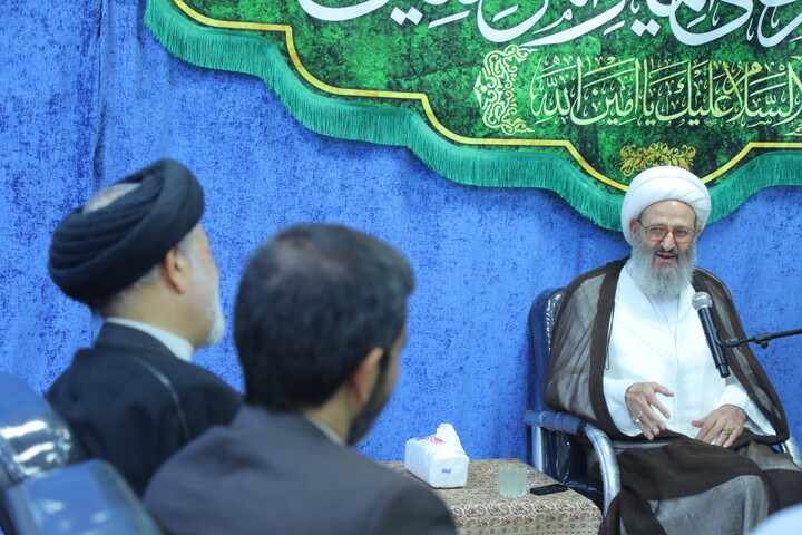 تصاویر / دیدار رئیس دفتر رئیس‌جمهور با آیت‌الله‌ فقیهی