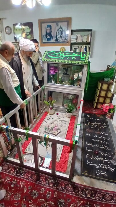 تصاویر/ دیدار امام جمعه دابودشت با خانواده های شهدا