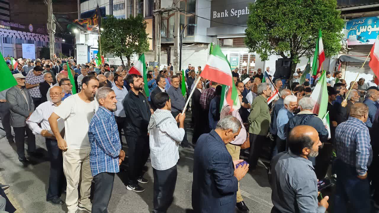 فیلم | پاسخ ملت اسدآباد به گستاخی‌های ترامپ
