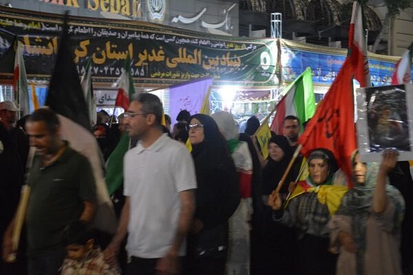از «نحن منتقمون» تا عید غدیر؛ غرفه‌های بنیاد غدیر کرمانشاه پاتوق ترویج ولایت شد+تصاویر