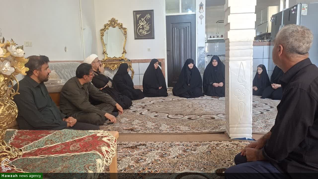 دیدار مسئولان حوزوی الشتر با خانواده های شهدا