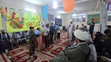 تصاویر/ جشن دهه امامت در روستای صدقیان به همت مدرسه علمیه سلماس