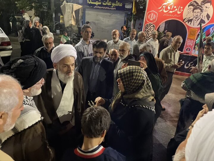 تصاویر/ حضور حجت الاسلام و المسلمین محمدی لائینی در حماسه ساری