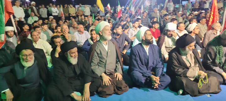 مراسم تلبس جمعی از طلاب مدرسه علمیه شهرستان شوشتر