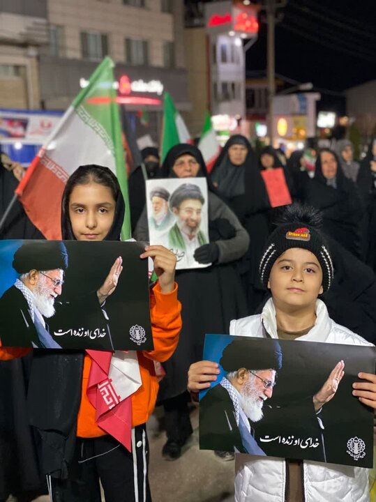 تصاویر/ حضور کودکان و نوجوانان در حضور حماسی کلاردشت