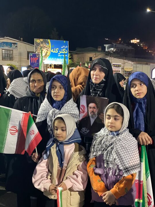 تصاویر/ حضور کودکان و نوجوانان در حضور حماسی کلاردشت
