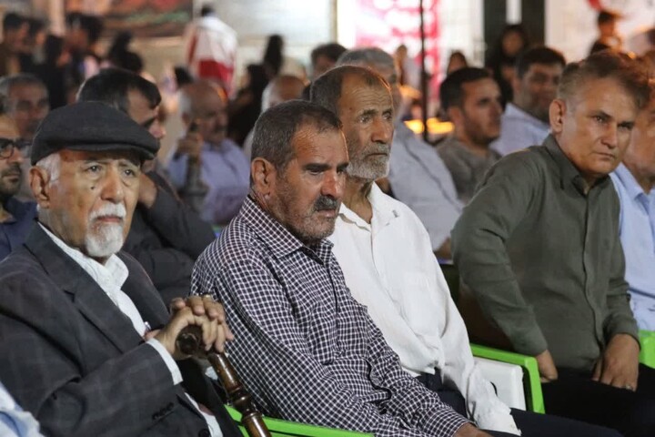تصاویر/ اجتماع سنگرنشینان بخش #بندر_ریک در پشتیبانی از مردان میدان