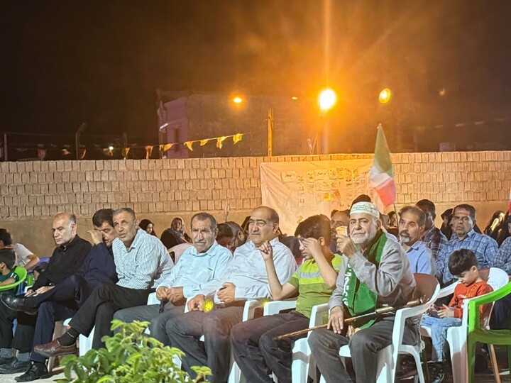 تصاویر/ اجتماع سنگرنشینان بخش #بندر_ریک در پشتیبانی از مردان میدان