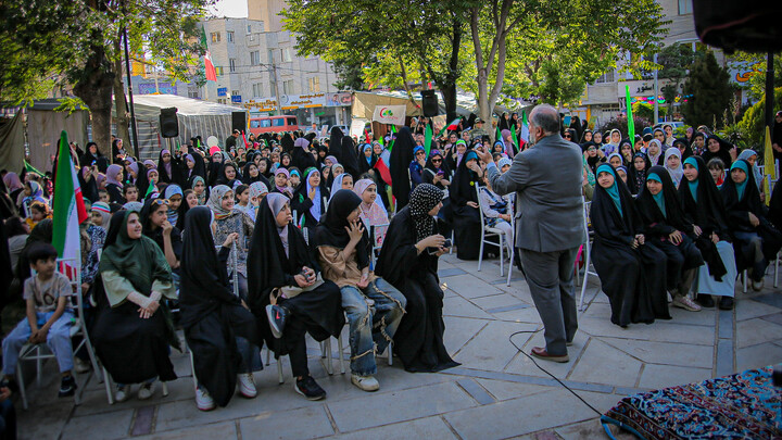 تصاویر/کارناوال شادی مدارس طرح عید غدیر در همدان