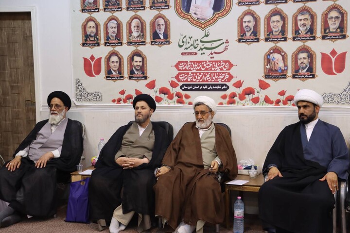 آیین تجلیل از طلاب جهادی جنگ تحمیلی رمضان در استان خوزستان