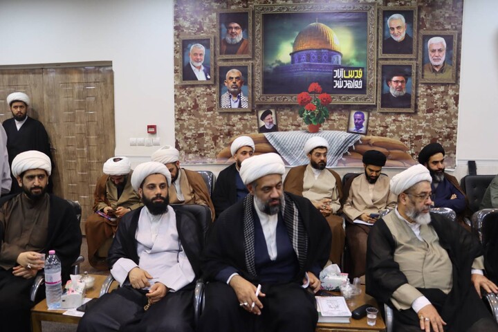 آیین تجلیل از طلاب جهادی جنگ تحمیلی رمضان در استان خوزستان