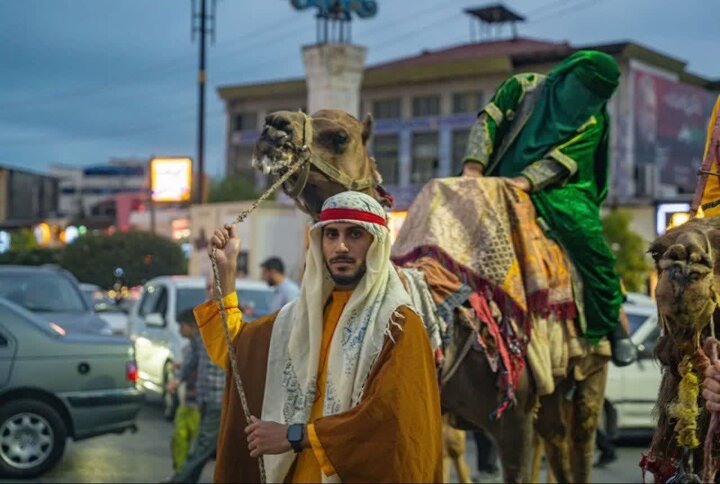 تصاویر/ کاروان نمادین غدیر در پایتخت علویان