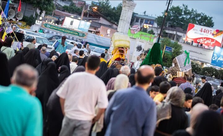 تصاویر/ کاروان نمادین غدیر در پایتخت علویان