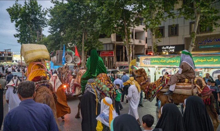 تصاویر/ کاروان نمادین غدیر در پایتخت علویان