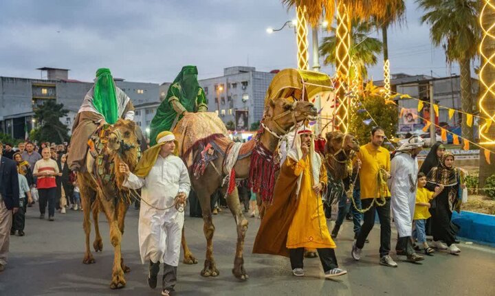 تصاویر/ کاروان نمادین غدیر در پایتخت علویان