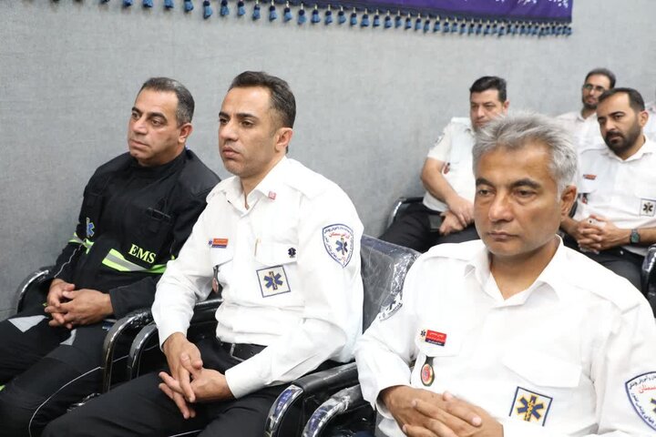 تصاویر / نماینده ولی‌فقیه در استان سمنان در دیدار با رئیس اورژانس کشور