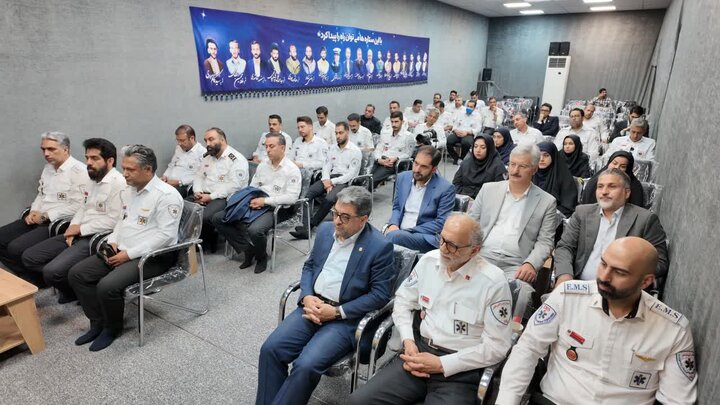 تصاویر / نماینده ولی‌فقیه در استان سمنان در دیدار با رئیس اورژانس کشور