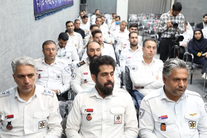تصاویر / نماینده ولی‌فقیه در استان سمنان در دیدار با رئیس اورژانس کشور