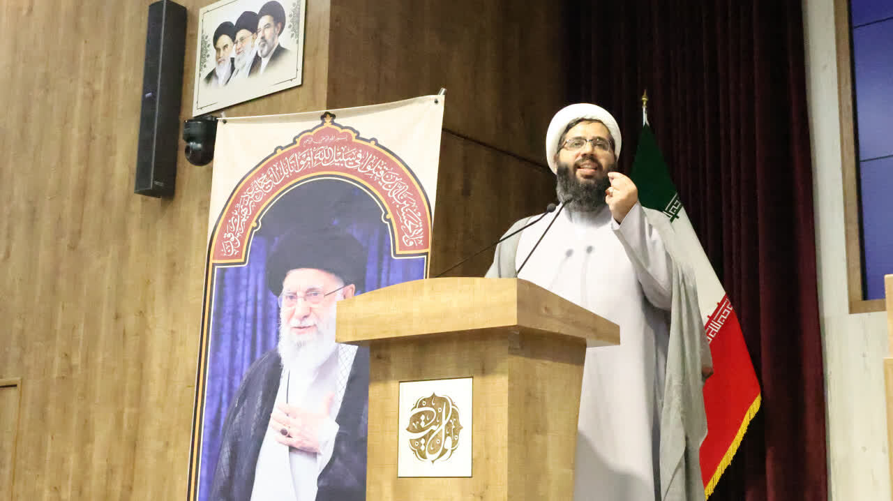 سخنرانی حجت الاسلام والمسلمین سعیدی فاضل رئیس نمایندگی جامعه المصطفی العالمیه خراسان  در گردهمایی مبلغان محرم ۱۴۴۸ هجری قمری