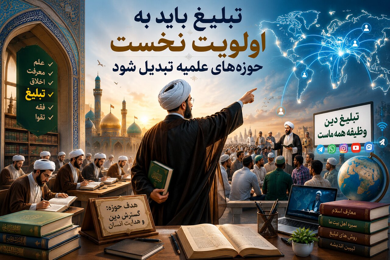 تبلیغ باید در صدر اولویت‌های حوزه‌های علمیه قرار گیرد/ مبلغان، ایستادگی ملت ایران و وحدت امت اسلامی را تبیین کنند