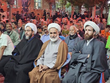 تصاویر/ مراسم بزرگداشت عید سعید غدیر خم همزمان با تجمع مردمی «جنگ رمضان» در بخش سریش‌آباد