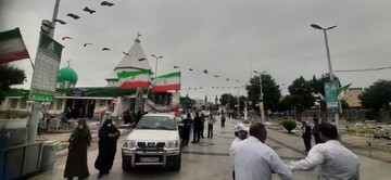 فیلم| کاروان خودرویی از حرم تا حرم با عطر غدیر در پایتخت علویان