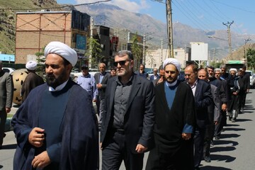 تصاویر/ مراسم پیاده وری و جشن غدیر در ماکو