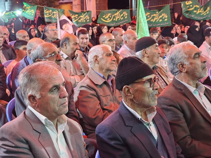 تصاویر/مراسم بزرگداشت عید سعید غدیر خم همزمان با تجمع مردمی «جنگ رمضان» در بخش سریش‌آباد