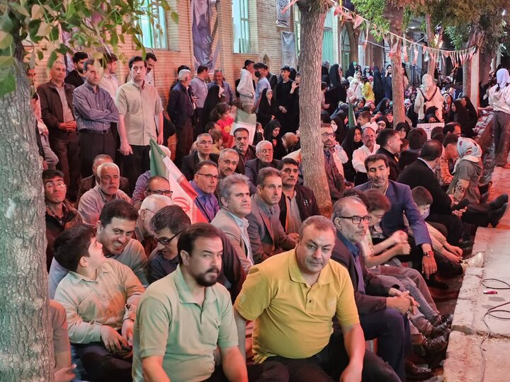 تصاویر/مراسم بزرگداشت عید سعید غدیر خم همزمان با تجمع مردمی «جنگ رمضان» در بخش سریش‌آباد
