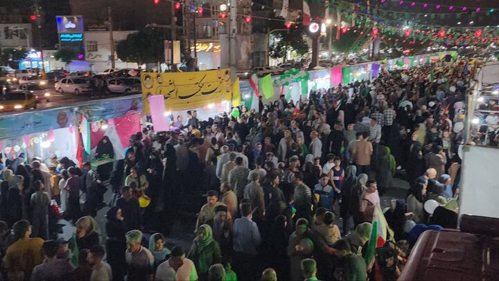 تصاویر/ مراسم یک کیلومتری جشن بزرگ عید غدیر در  رباط کریم