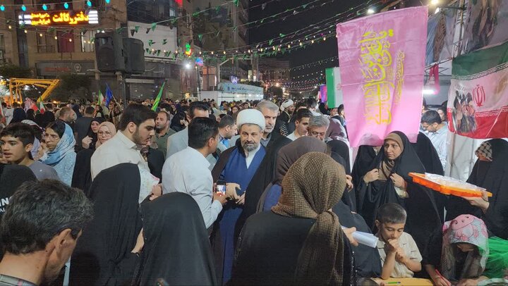 تصاویر/ مراسم یک کیلومتری جشن بزرگ عید غدیر در  رباط کریم