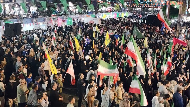 تصاویر/ مراسم یک کیلومتری جشن بزرگ عید غدیر در  رباط کریم