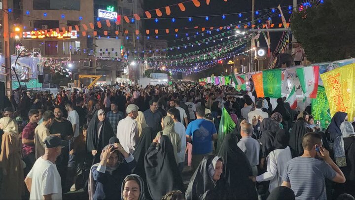 تصاویر/ مراسم یک کیلومتری جشن بزرگ عید غدیر در  رباط کریم