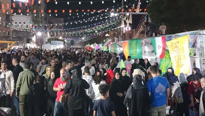 تصاویر/ مراسم یک کیلومتری جشن بزرگ عید غدیر در  رباط کریم