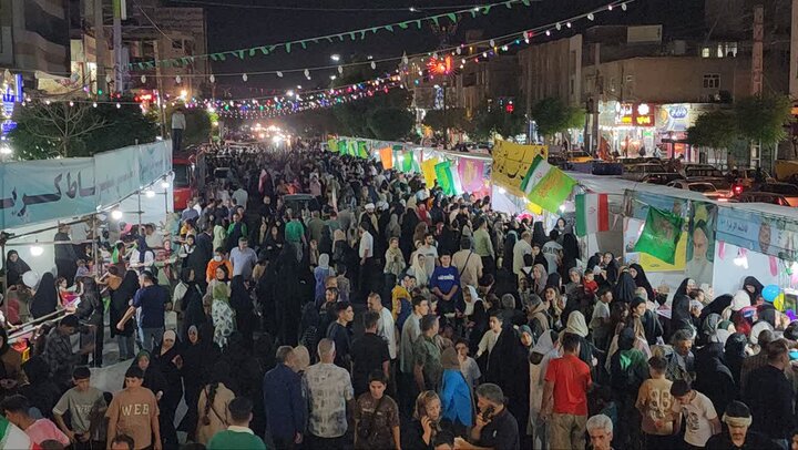 تصاویر/ مراسم یک کیلومتری جشن بزرگ عید غدیر در  رباط کریم