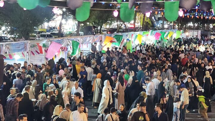 تصاویر/ مراسم یک کیلومتری جشن بزرگ عید غدیر در  رباط کریم