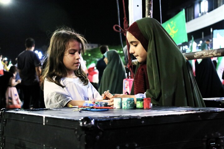 تصاویر/ حضور مردم کرمان در شب نود و پنجم از جنگ رمضان