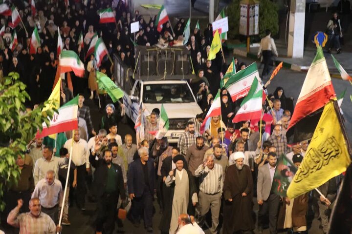 تصاویر/ نود و پنجمین شب راهپیمایی خون‌خواهی امام شهید در قرچک