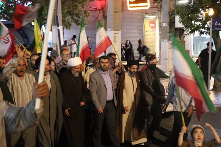 تصاویر/ نود و پنجمین شب راهپیمایی خون‌خواهی امام شهید در قرچک