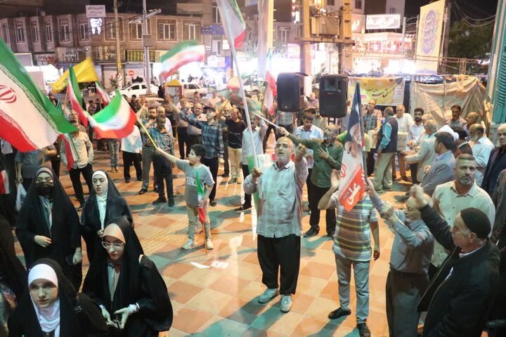 تصاویر/ نود و پنجمین شب راهپیمایی خون‌خواهی امام شهید در قرچک