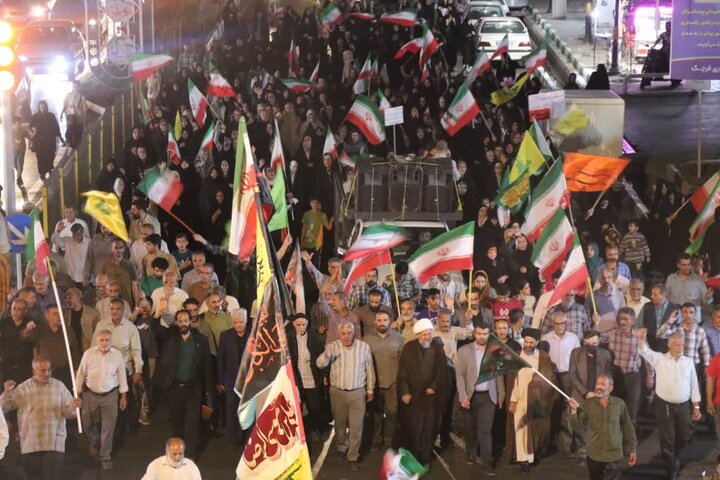 تصاویر/ نود و پنجمین شب راهپیمایی خون‌خواهی امام شهید در قرچک