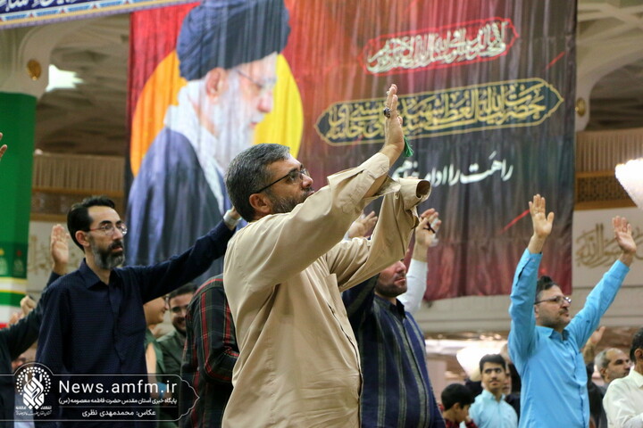 تصاویر/ جشن باشکوه شب عید سعید غدیر در حرم مطهر بانوی کرامت