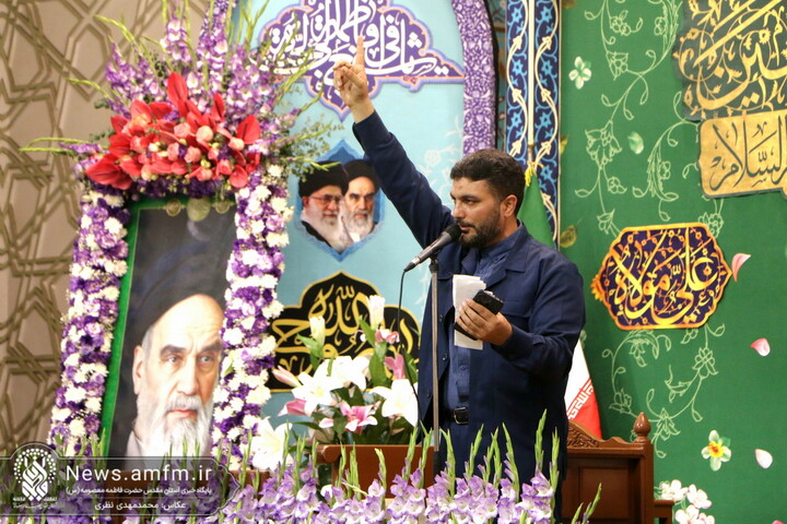 تصاویر/ جشن باشکوه شب عید سعید غدیر در حرم مطهر بانوی کرامت