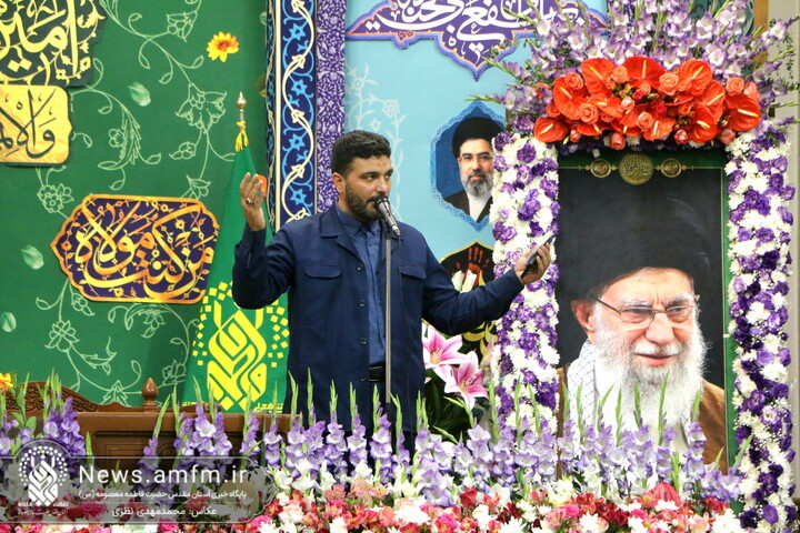 تصاویر/ جشن باشکوه شب عید سعید غدیر در حرم مطهر بانوی کرامت