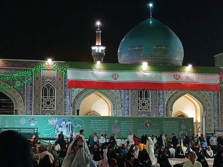 تصاویر/ حرم مطهر رضوی در شب عیدغدیر