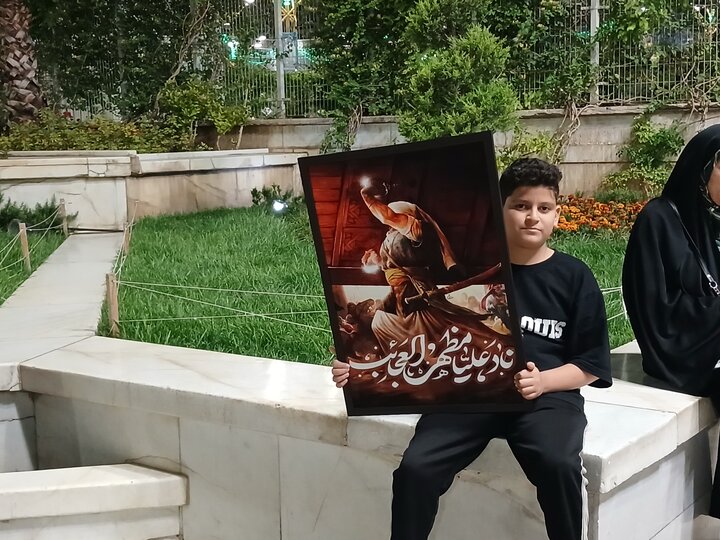 تصاویر/ حرم مطهر رضوی در شب عیدغدیر