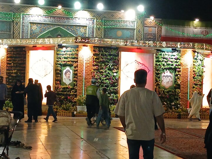 تصاویر/ حرم مطهر رضوی در شب عیدغدیر