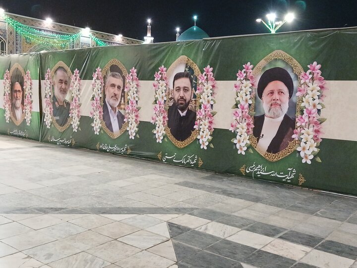 تصاویر/ حرم مطهر رضوی در شب عیدغدیر