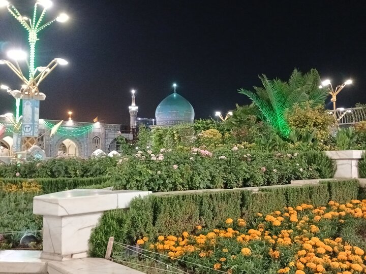 تصاویر/ حرم مطهر رضوی در شب عیدغدیر