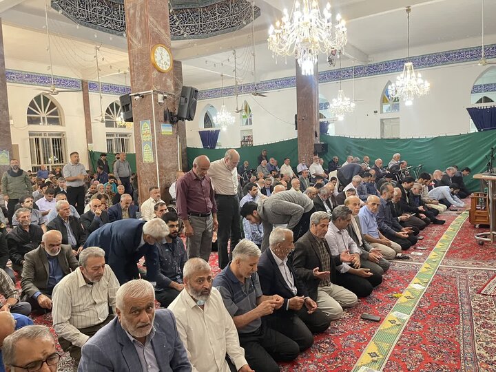 تصاویر/ جشن غدیر در مسجد جامع شهرستان نوشهر